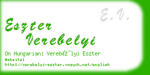 eszter verebelyi business card